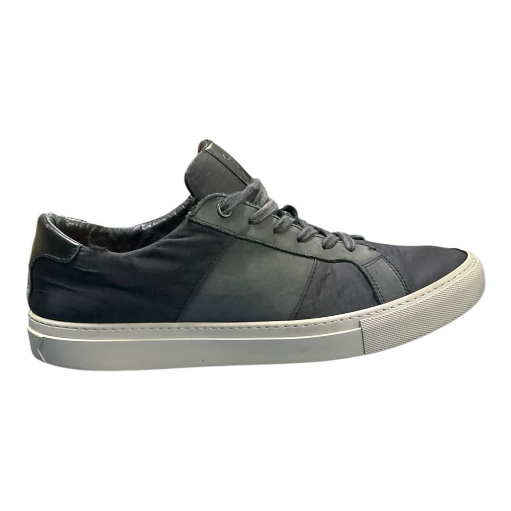 👟 Greats Brooklyn Black Leather Low-Top Sneakers Men’s Size 12 - Picture 4 of 8